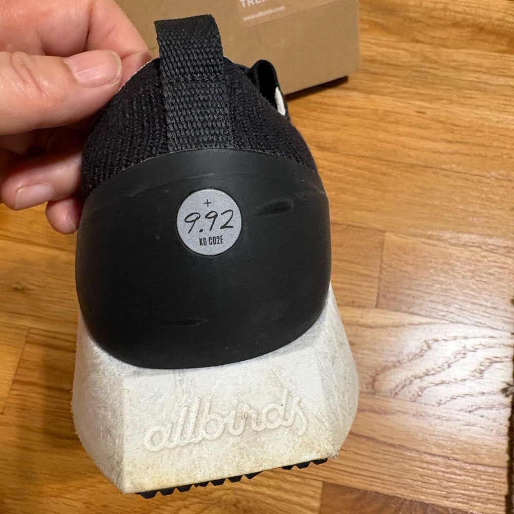 Allbirds Men’s tree flyer I Natural Black ( blizzard sole) size M11 - Picture 9 of 13